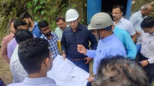 सचिव सिंचाई डॉ आर. राजेश कुमार ने किया जमरानी बांध परियोजना का स्थलीय निरीक्षण