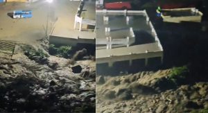 जानकीचट्टी से यमुनोत्री धाम के बीच छह किलोमीटर हिस्से में यमुना नदी ने दिखाया रौद्र रूप, देखें वीडियो